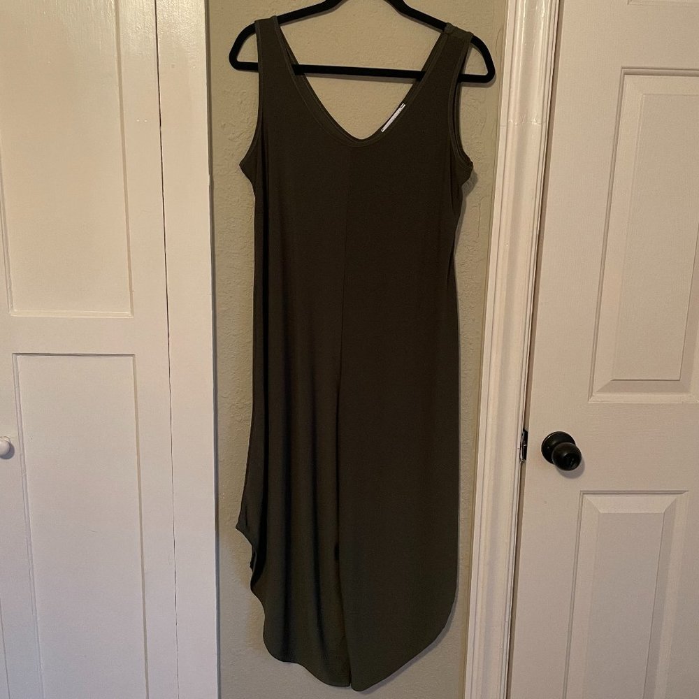 Annalee & Hope Olive Green Wide Leg Jumpsuit